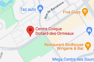 DDO Civic Centre map