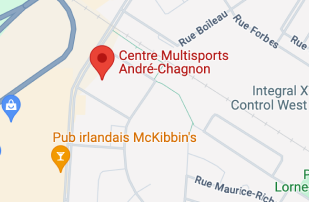 Centre MultiSport map